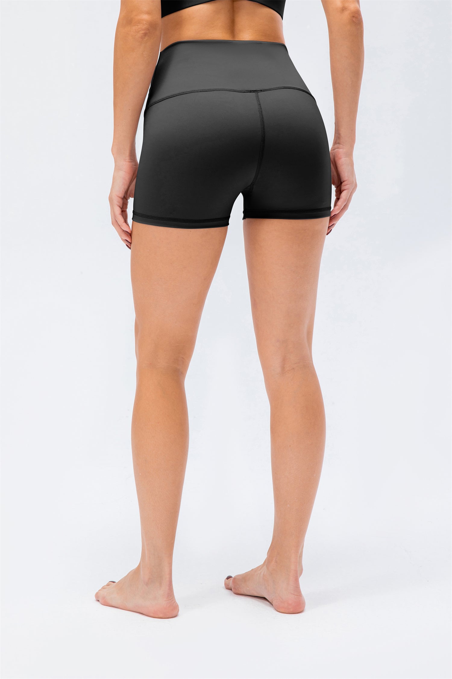 High Waisted Sport Shorts-Cool