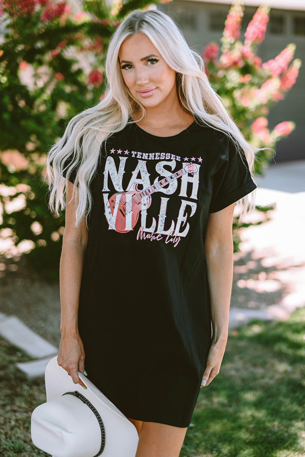 Black Nashville Music Festival Trending T-Shirt Dress
