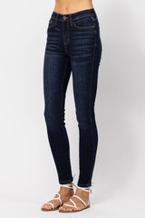 Judy Blue High Rise Skinny Jeans with Handsanding