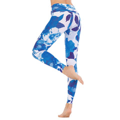 Workout Leggings High Waist Yoga Pants Tie Dye Leggings