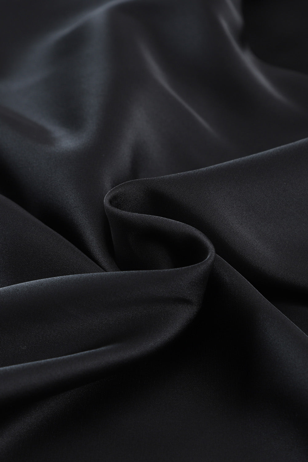 Black Ruffled Thigh High Slit Sleeveless Plus Size Evening Dress