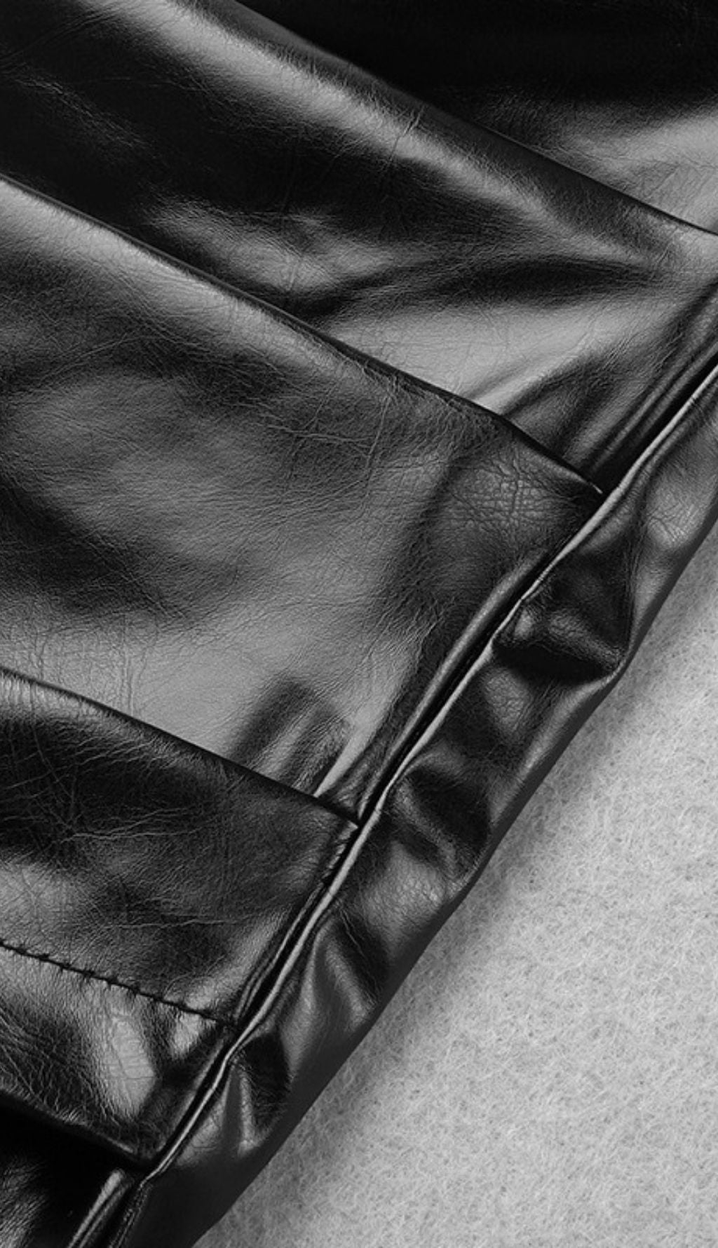 Corset Leather Sling Dress