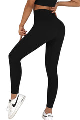 Black High Waist Athletic Seamless Yoga Pants