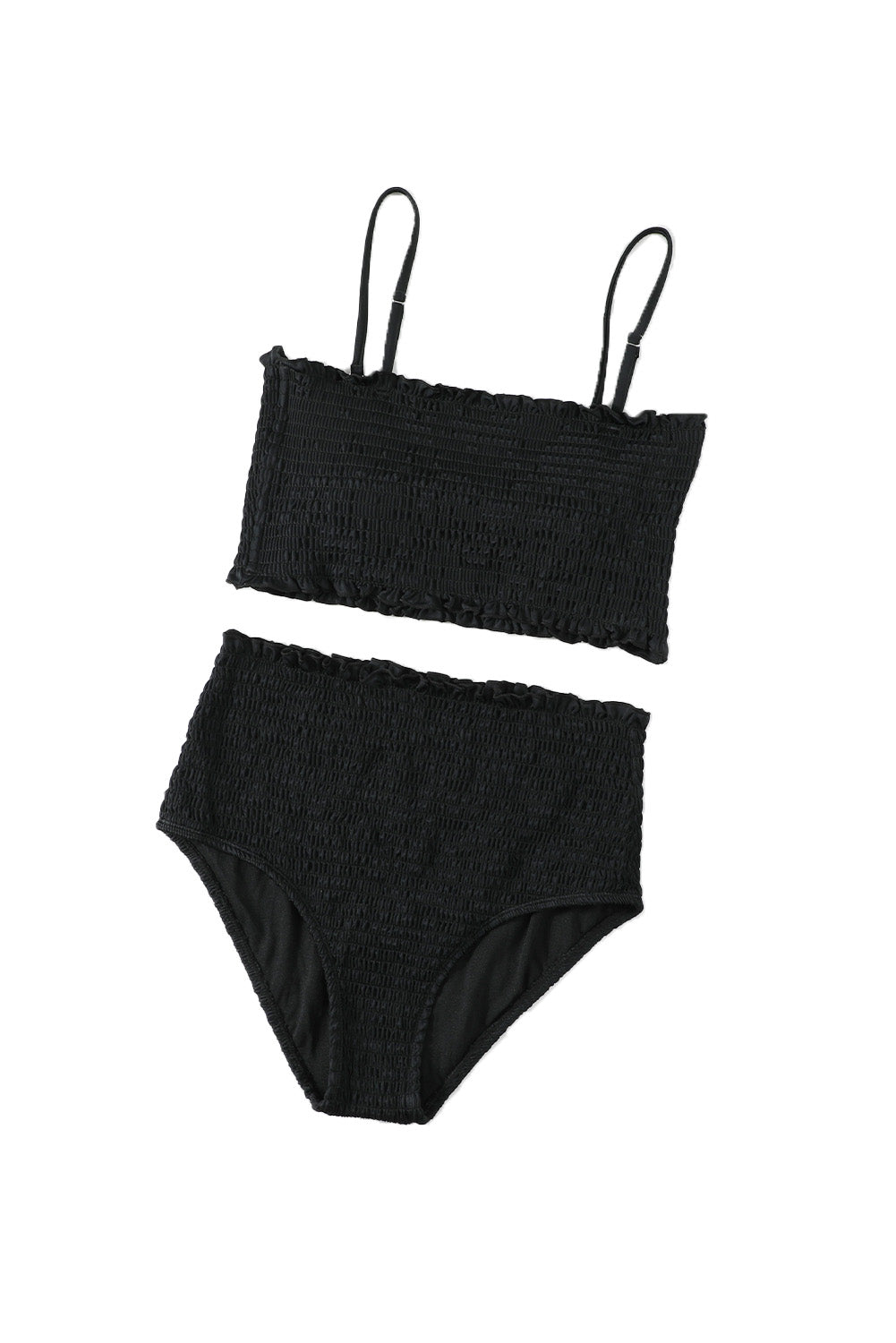 Black Smock High waisted swimsuits
