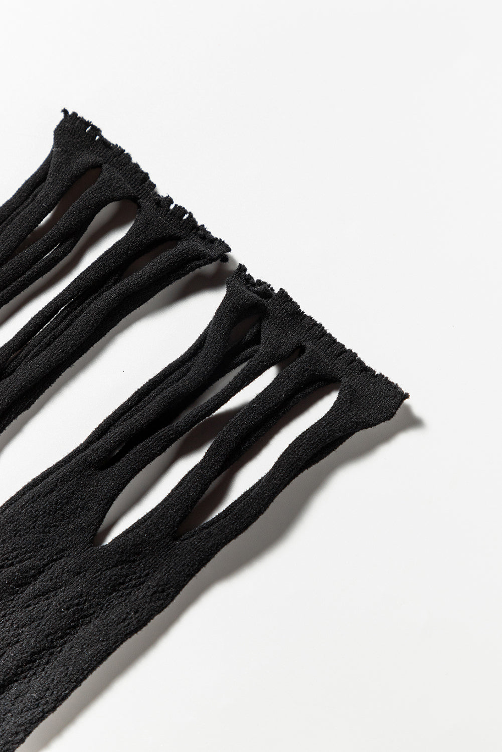 Black Lace Crochet Sleeveless Body Stockings