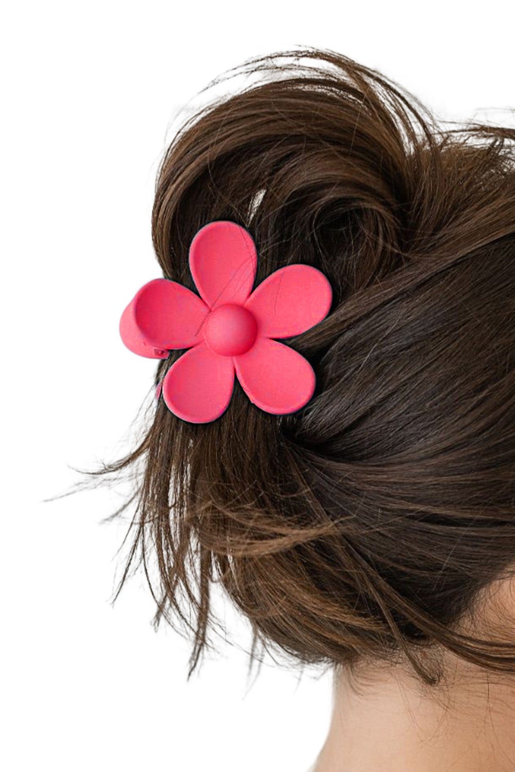 Rose Flower Hair Claw Clip